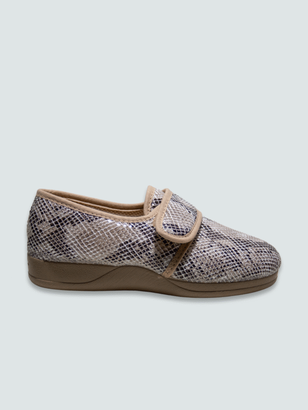 Zapatilla ancho especial beig
