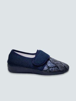 Zapatilla ancho especial azul