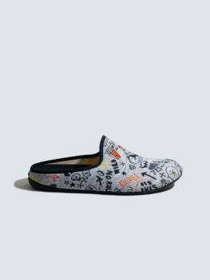 Zapatilla Estampado Gris