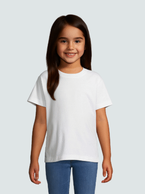 Camiseta Algodón Blanca Niño