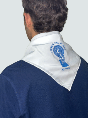 Pañuelo blanco Virgen del Burgo