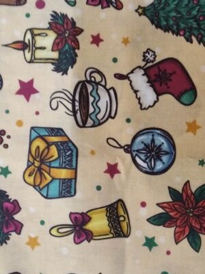 Tela Navidad adornos