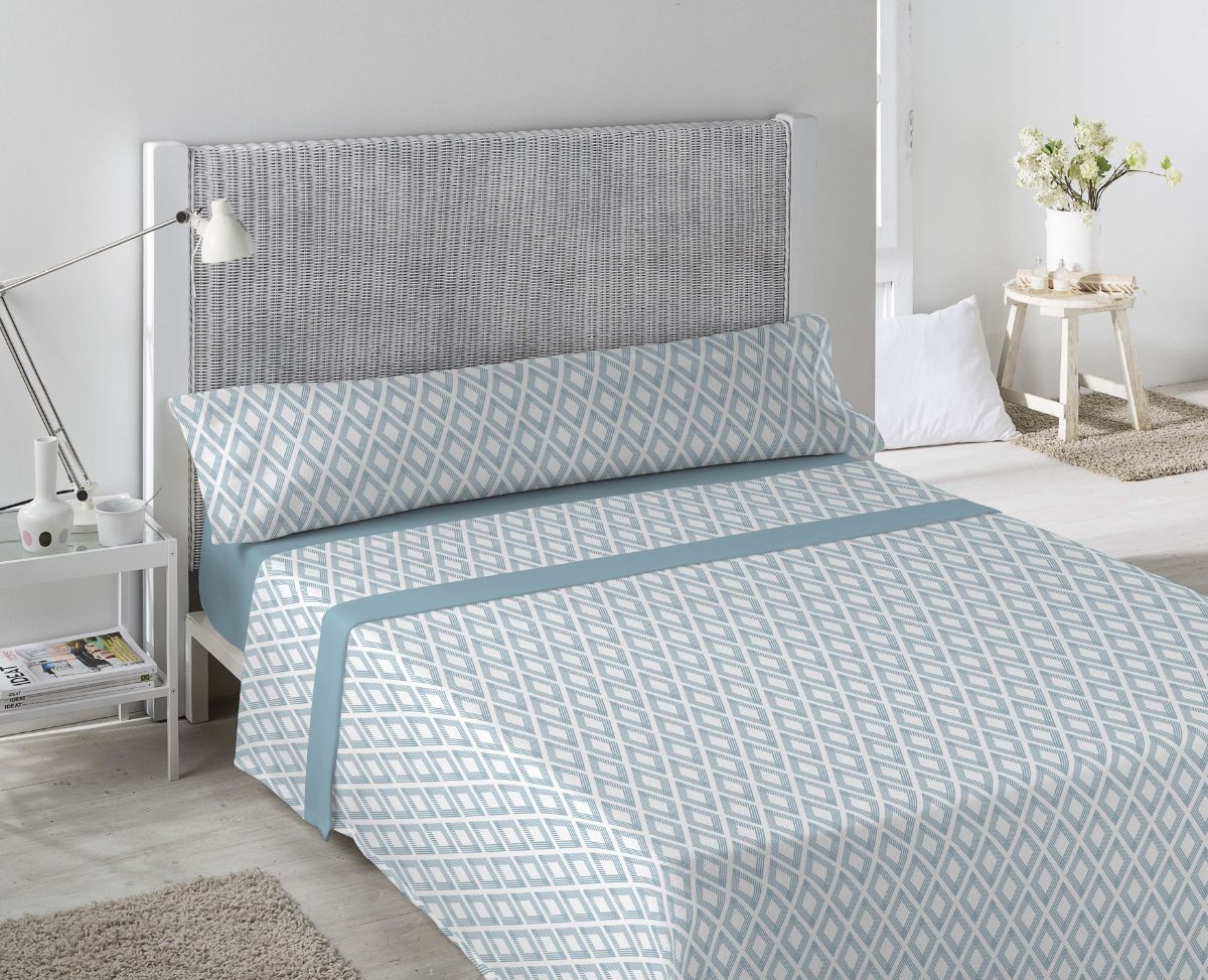 Juego de sabanas de pirineo para cama de 135