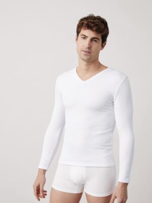 Camiseta termíca Ysabel Mora hombre cuello pico